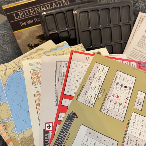 Lebensraum: The War For Europe, 1941-1945 (open, unpunched) Compass Games 1046 - Picture 11 of 12